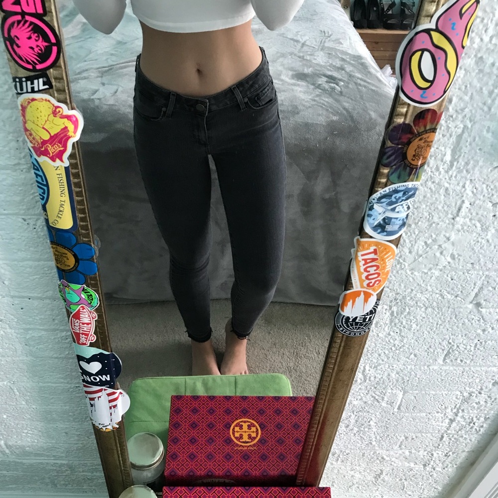 Paige charcoal jeans
